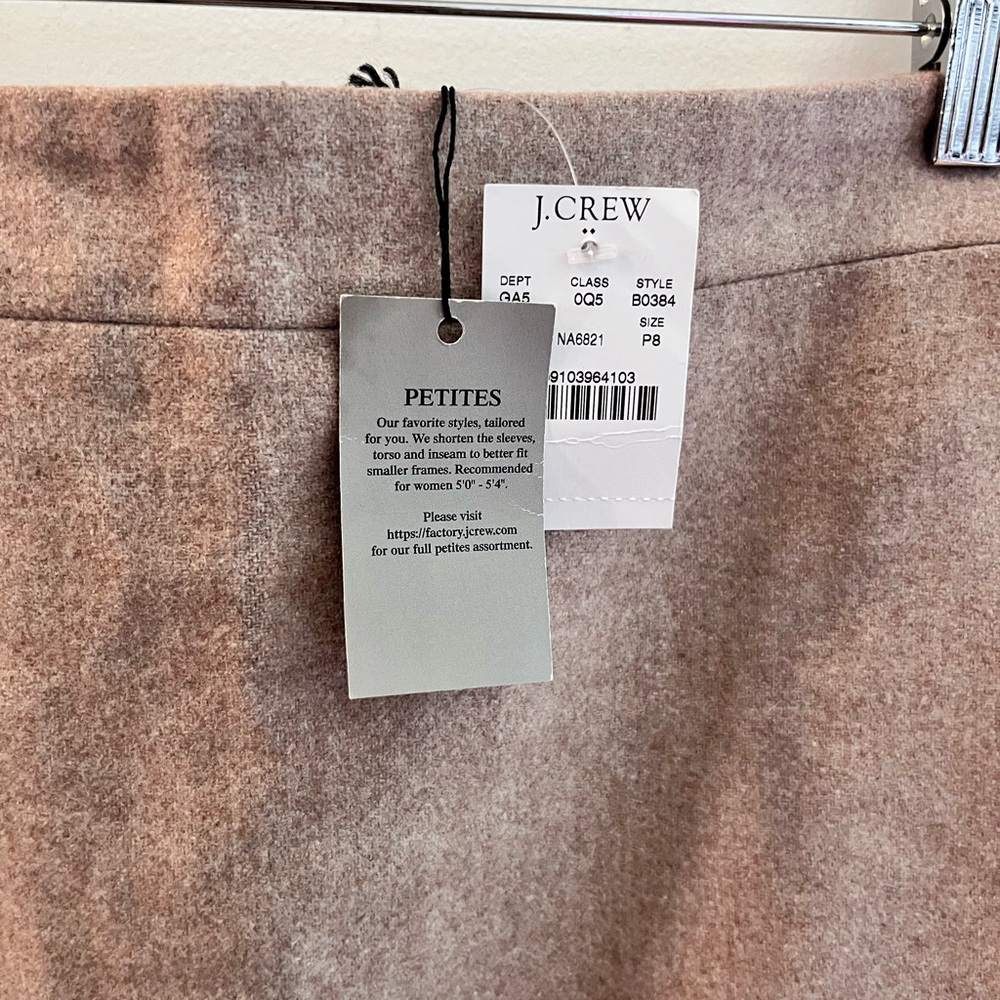 NWT J Crew Wool Skirt - Picture 3 of 3